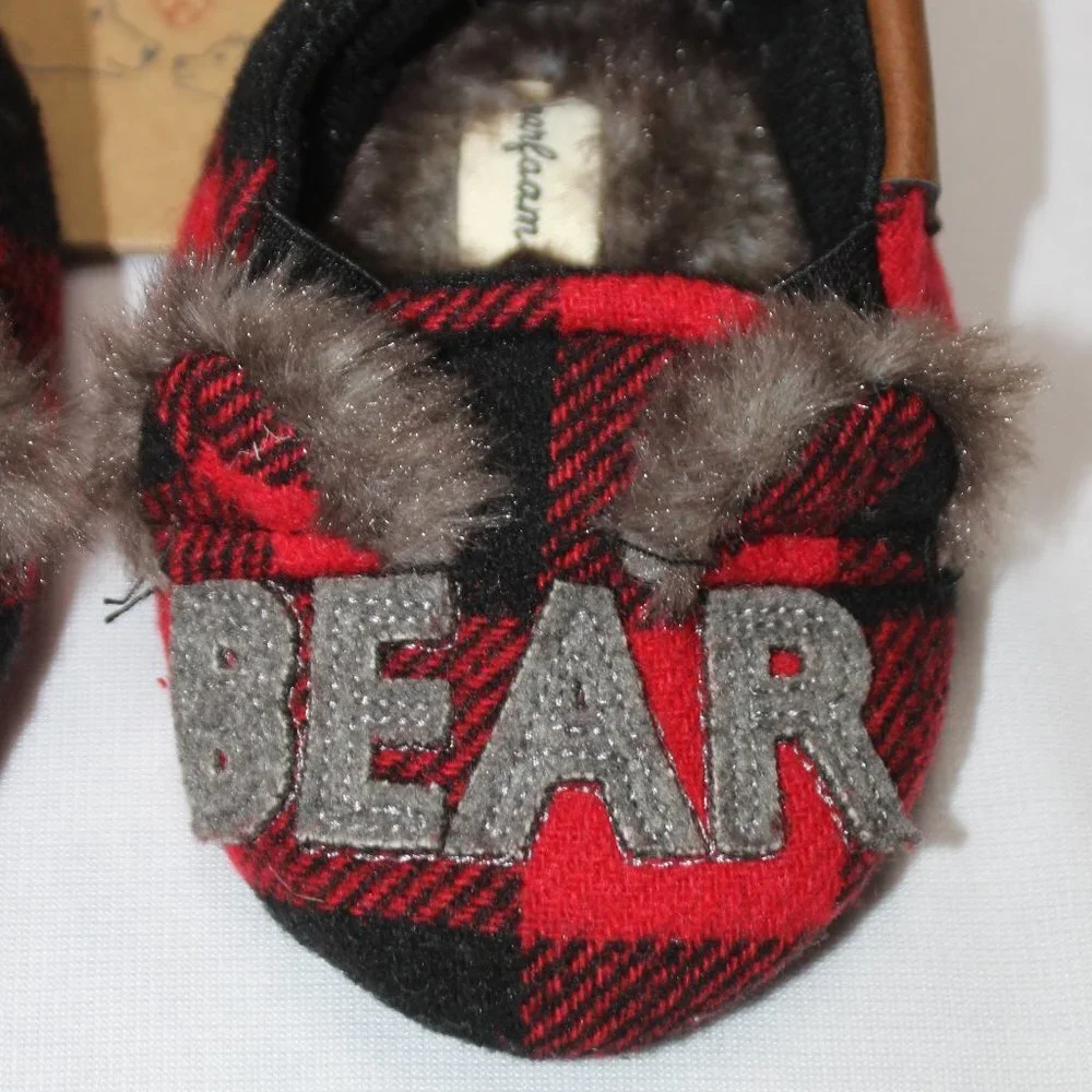 Baby Bear Dearfoams 6-9 Month Slippers